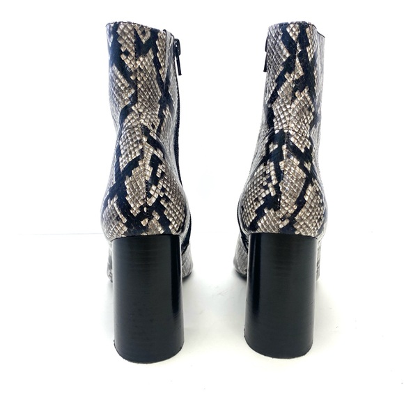Jeffrey Campbell Women’s Snake Print Raven Pointed Toe Ankle Boots - Picture 5 of 16
